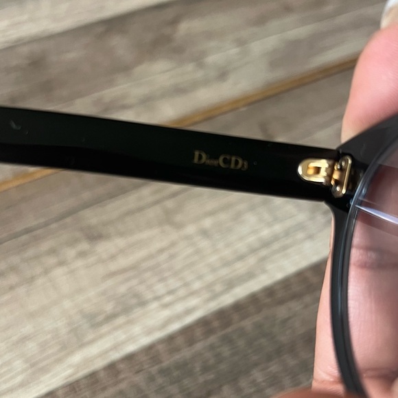 Dior CD3 Plastic Eyeglass Frame in Black - Picture 2 of 5